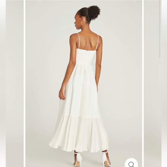 NWT THEIA MAIKA CASCADING RUFFLE DRESS - Picture 2 of 3